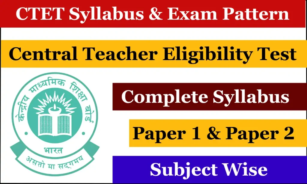 CTET Syllabus 2025