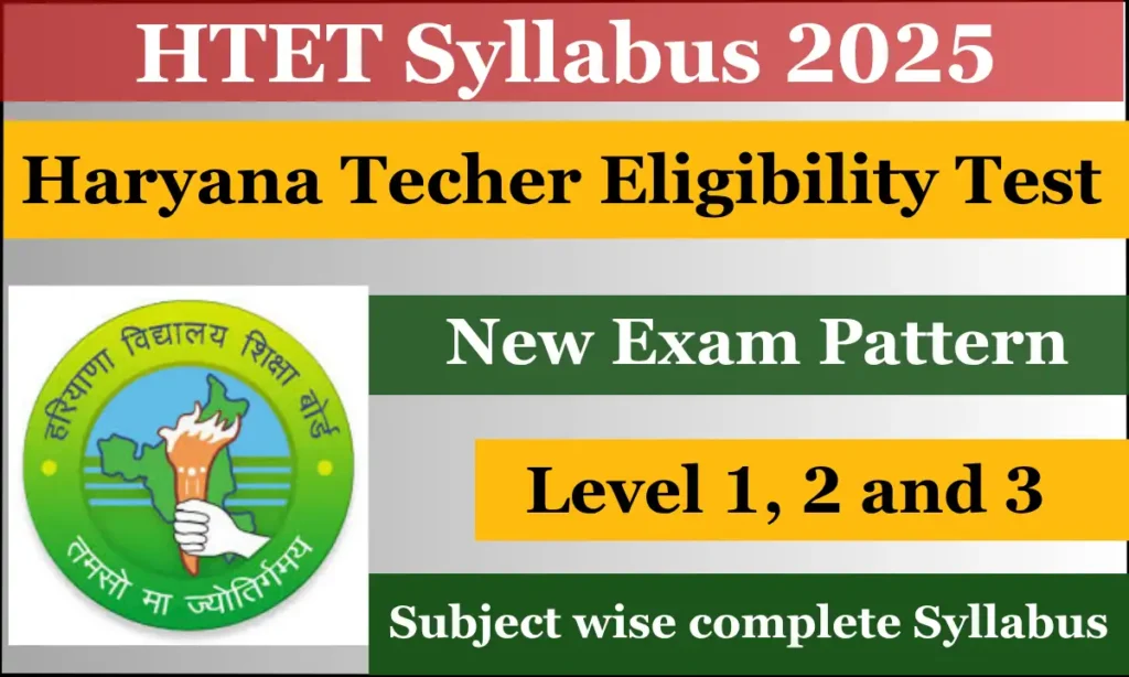 HTET Syllabus 2025