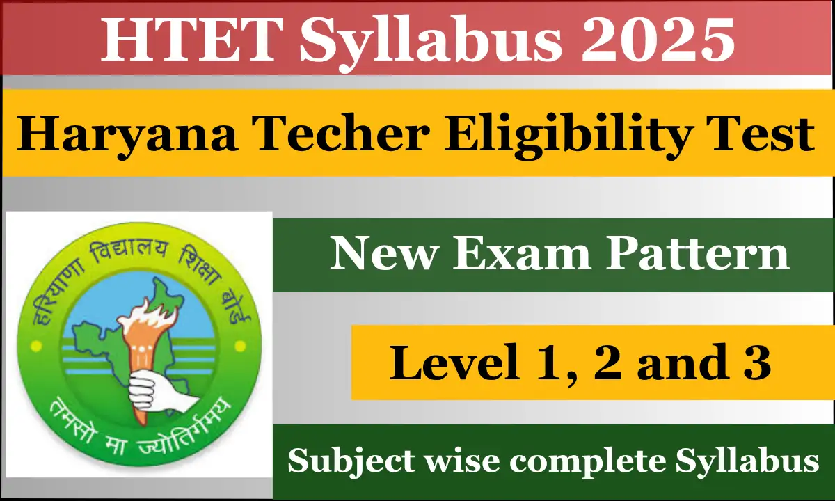 HTET Syllabus 2025