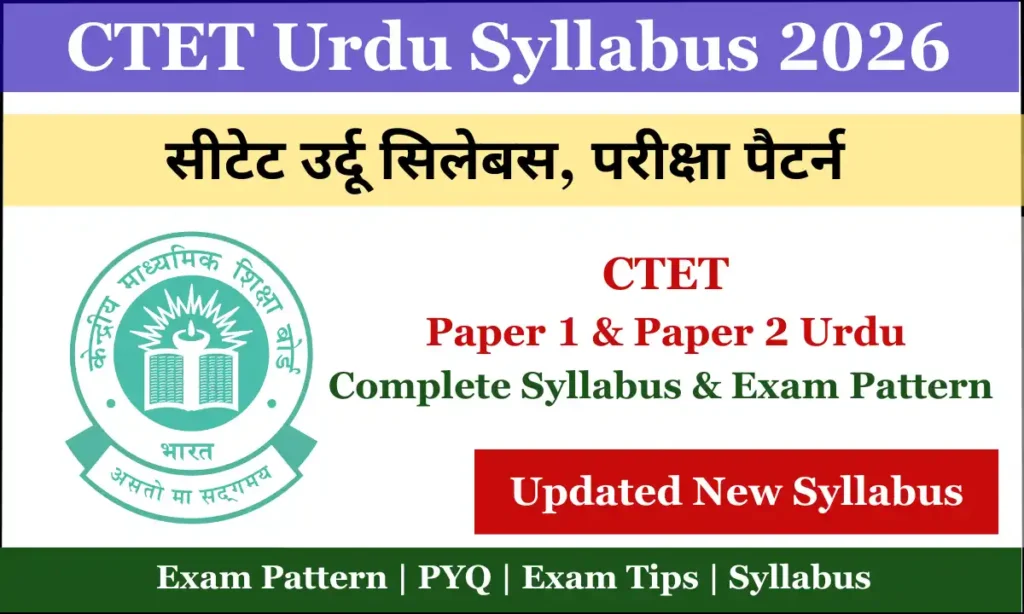 CTET Urdu Syllabus 2025