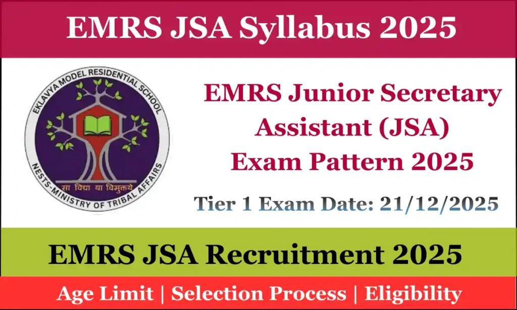 EMRS JSA Syllabus 2025