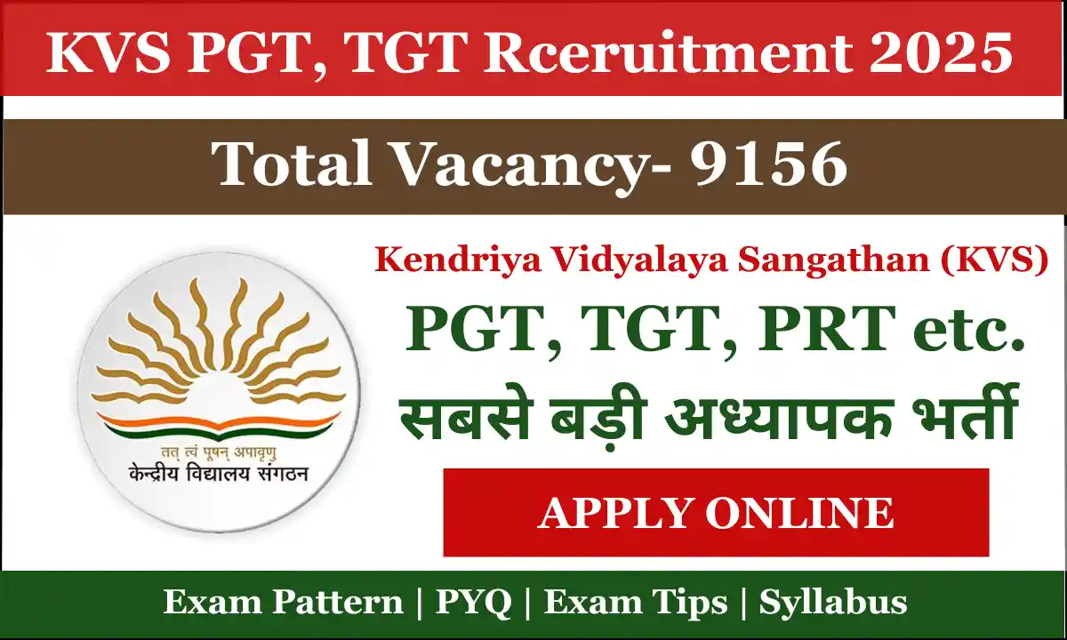 KVS Recruitment 2025 Notification