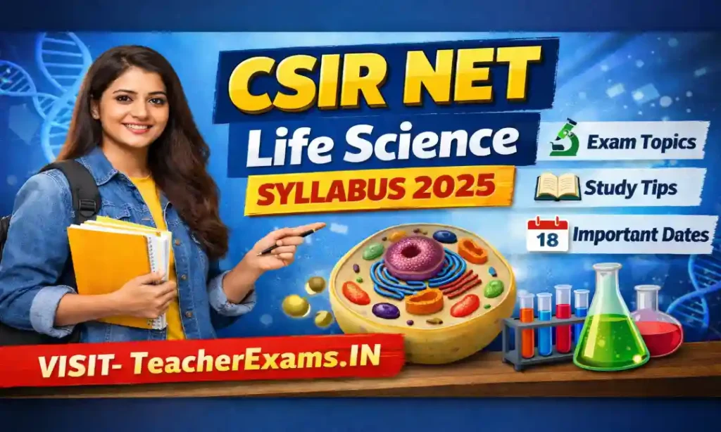 CSIR NET Life Science Syllabus