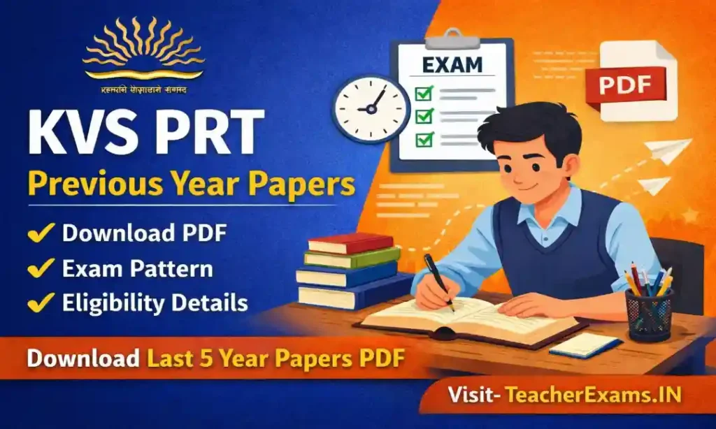 KVS PRT Previous Year Paper