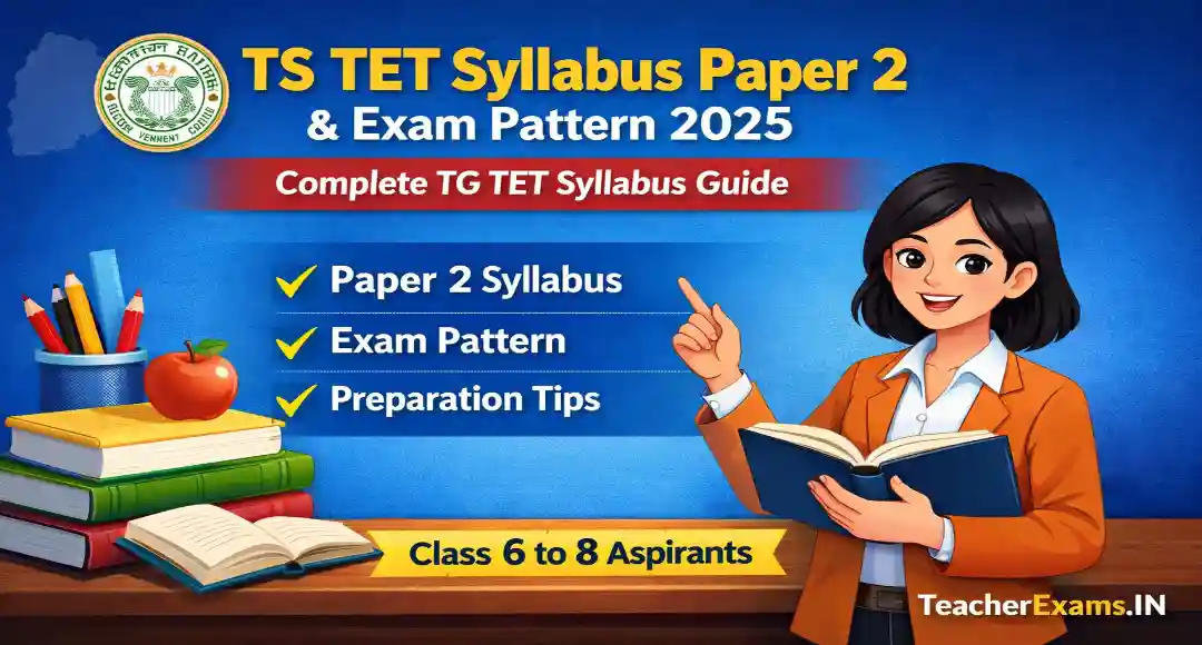 TS TET Syllabus Paper 2