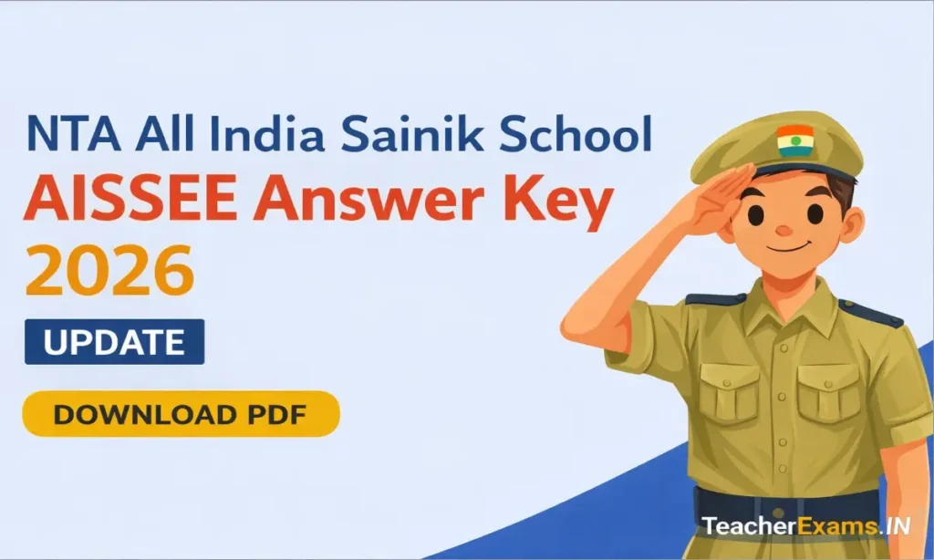 NTA All India Sainik School AISSEE Answer Key